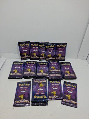 22 Pack Pokemon TCG Trick or Trade booster pack 2022+2023 Halloween Card Lot